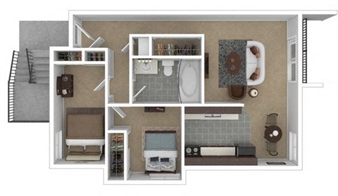 a floor plan of a house with a toilet and a sink